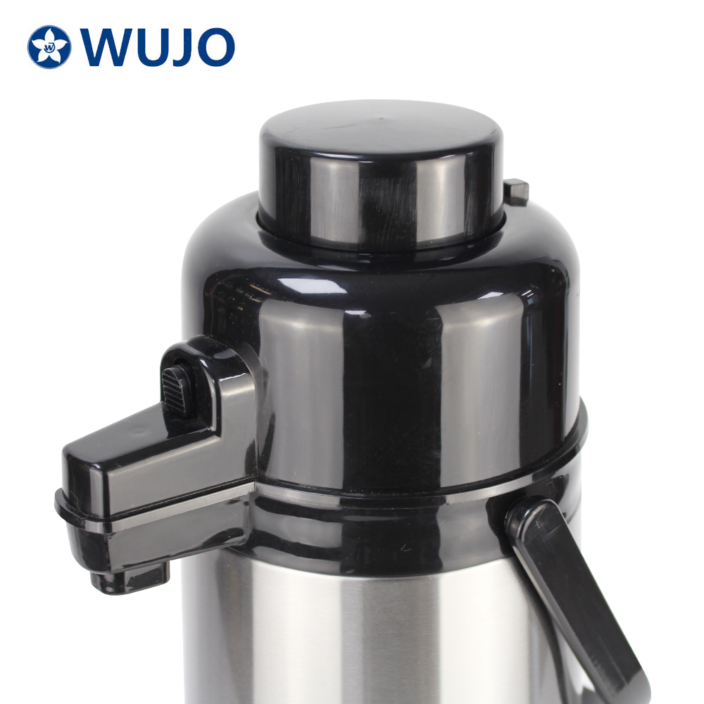 Wujo OEM Diseño gratis aislado agua térmica bomba de café Presión de aire Frasco de vacío