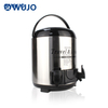 Wujo Agua Jug Café Leche Té Cubo de té Gran Capacidad Acero Inoxidable Refrigerador Barril de té con grifo