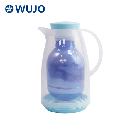 Wujo Rosa Vidrio Recarga Azul Vacío Térmico Térmico Té Plástico Cafeteras