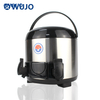 Wujo Agua Jug Café Leche Té Cubo de té Gran Capacidad Acero Inoxidable Refrigerador Barril de té con grifo